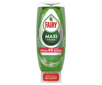 Detergente lavavajillas a mano FAIRY Maxi Poder 440 ml.