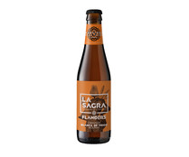 Cerveza artesana blanca de trigo LA SAGRA FLANDERS botella 33 cl. - Alcampo