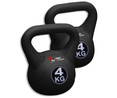 Pesa Kettle bell de 4 kg, POWER FITNESS.