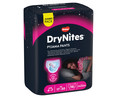 Pañales de noche talla 7 (braguitas absorbentes), para niñas de 17 a 30 kilogramos y de 4 a 7 años DRYNITES Pijama pants 16 uds.