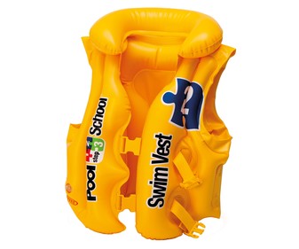Chaleco hinchable de seguridad, recomendado para niños mayores de 2 años POOL SCHOOL. Chaleco hinchable de seguridad, recomendado para niños mayores de 2 años POOL SCHOOL.