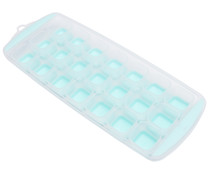 Cubitera de plástico para 21 hielos, color azul, ACTUEL.