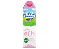 Leche desnatada (0,0% materia grasa) de vaca, de origen español CENTRAL LECHERA ASTURIANA 1 l.