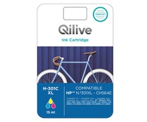 Cartucho de tinta compatible (301XL) QILIVE, color.