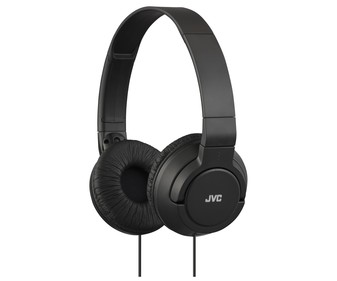 Auriculares cerrados tipo casco JVC HA-S180-B-E con cable, negro. Auriculares cerrados tipo casco JVC HA-S180-B-E con cable, negro.