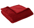 Plaid multiusos 125x150cm, 180g/m² de densidad, color rojo, ACTUEL.