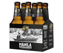 Cervezas especialmente lupuladas SAN MIGUEL MANILA cesta 6 x 33 cl. - Alcampo