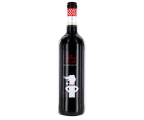 Vino tinto tempranillo con IGP Vino de la Tierra de Castilla CABALLERO DE CASTILLA botella de 75 cl.