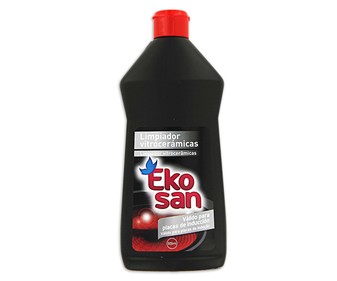 Limpiador de vitrocerámicas en crema EKOSAN 500 ml. Limpiador de vitrocerámicas en crema EKOSAN 500 ml.