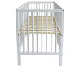 Cuna de madera PLATIMYR SNOW de 0 a 36 meses, 120x60x81cm,