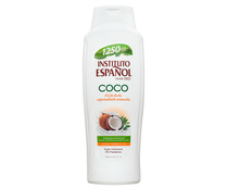 Gel para ducha o baño super hidratante con activos de coco INSTITUTO ESPAÑOL 1250 ml.