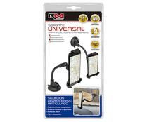 Soporte smartphone ROLMOVIL con brazo para salpicadero o parabrisas mediante ventosa.