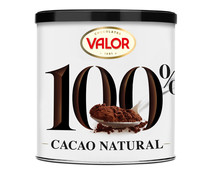 100% cacao puro en polvo sin azúcares añadidos, VALOR 250 g.
