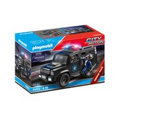 Conjunto de juego Camión fuerzas especial con accesorios y 2 figuras policía PLAYMOBIL CITY ACTION 71003.