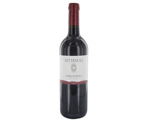 Vino tinto con denominación de origen Sicilia SETTESOLI botella de 75 cl. Vino tinto con denominación de origen Sicilia SETTESOLI botella de 75 cl.