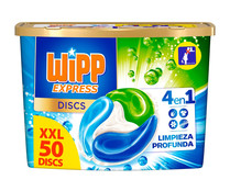 Detergente en cápsulas, 4 en 1 WIPP EXPRESS 50 uds.