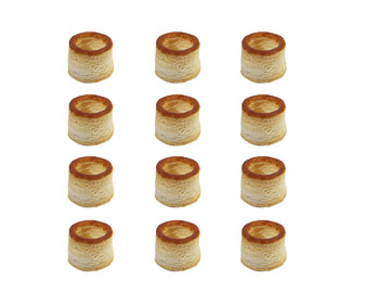 Volován, tamaño 38mm, 12uds. Volován, tamaño 38mm, 12uds.