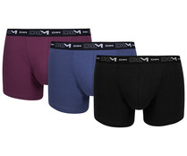 Lote de 3 calzoncillos bóxer de algodón para hombre DIM Cotton Stretch, talla L. Lote de 3 calzoncillos bóxer de algodón para hombre DIM Cotton Stretch, talla L.