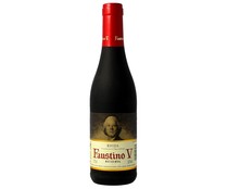 Vino tinto con denominación de origen Rioja FAUSTINO VII botella de 37,5 cl.