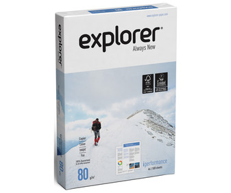 Paquete de folios 500 hojas A4 de 80g EXPLORER. Paquete de folios 500 hojas A4 de 80g EXPLORER.