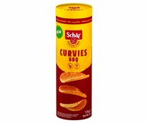 Patatas fritas barbacoa sin gluten SCHÄR CURVIES 170 g.