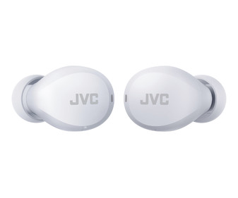 Auriculares inalámbricos Bluetooth JVC Gumy Mini HA-A6T blancos, control táctil, autonomía 23 horas, compatible con asistente de voz, IPX4.