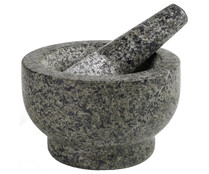 Mortero de granito, 13x8 centímetros, IBILI