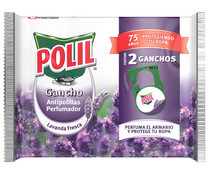 Antipolillas en colgador con aroma a lavanda, POLIL, 2 uds.x 14 g.