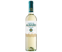 Vino  blanco albariño con denominación de origen Rias Baixas CONDES DE ALBAREI botella de 75 cl.