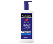 Loción corporal con acción hidratación profunda, especial pieles secas NEUTRÓGENA 400 ml.