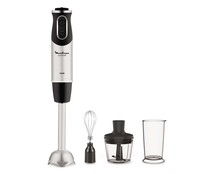 Batidora de mano MOULINEX DD6558, 1000W, 10 velocidades, incluye vaso y accesorios. 