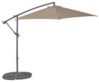 Parasol de jardín 3x3 m de aluminio y poliéster color beige, GARDEN STAR ALCAMPO. Parasol de jardín 3x3 m de aluminio y poliéster color beige, GARDEN STAR ALCAMPO.