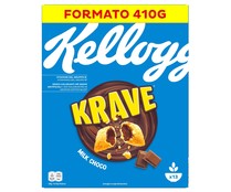 Cereales rellenos de chocolate con leche KELLOGG'S KRAVE 410 g.