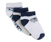 Lote de 3 pares de calcetines para bebé IN EXTENSO, talla 21/23.