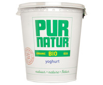 Yogurt natural artesanal ecológico  PURNATUR 750 g.