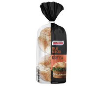 Pan rústico para hambuguesa BIMBO MAXI BURGER 300 g.