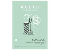 Cuadernillo de actividades de Lengua, Escritura 8, Mayúsculas, 6-8 años RUBIO. Cuadernillo de actividades de Lengua, Escritura 8, Mayúsculas, 6-8 años RUBIO.