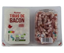 Tiras de bacon cocido elaboradas sin gluten ni lactosa PRODUCTO ALCAMPO 2 x 100 g.