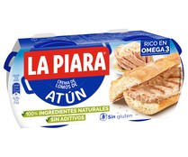 Paté de atún en aceite LA PIARA Sólo Natural 2 uds x 75 g.