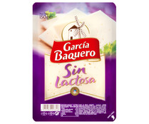 Queso en lonchas sin lactosa GARCÍA BAQUERO 150 g.