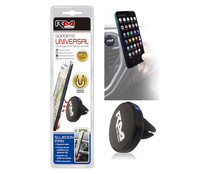 Soporte universal para smartphones con imán y pinza para rejilla de aire ROLMOVIL.