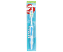 Cepillo dental clásico, con cabezal ovalado y filamentos suaves PRODUCTO ALCAMPO.