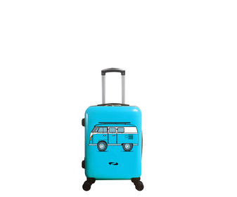 Maleta rígida de cabina de 55 centímetros y 8 ruedas ABS color azul, PRODUCTO ECONÓMICO ALCAMPO. Maleta rígida de cabina de 55 centímetros y 8 ruedas ABS color azul, PRODUCTO ECONÓMICO ALCAMPO.