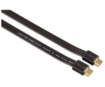 Cable QILIVE de HDMI macho a HDMI macho, 3 metros, terminales dorados, plano.