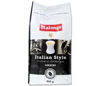 Café en grano natural Italian Style MALONGO 500 g.