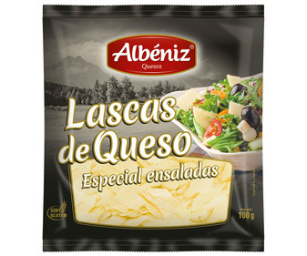 Lascas de queso ALBENIZ 100 g. Lascas de queso ALBENIZ 100 g.