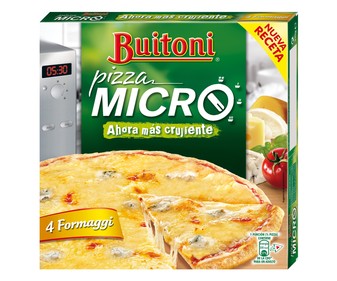 Pizza para microondas 4 quesos 310 gramos Pizza para microondas 4 quesos 310 gramos