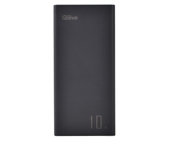 Batería portátil QILIVE Power Bank, 10000mAh, 2xUSB y USB-C. Batería portátil QILIVE Power Bank, 10000mAh, 2xUSB y USB-C.