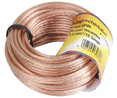 Cable altavoz HAMA de 1,5mmx2, 10 metros, transparente.