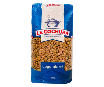 Lentejas rápida LA COCHURA paquete de 1 kg. Lentejas rápida LA COCHURA paquete de 1 kg.